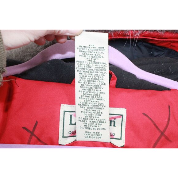 LL Bean Baxter State Down Parka Red Size Large - Picture 10 of 12